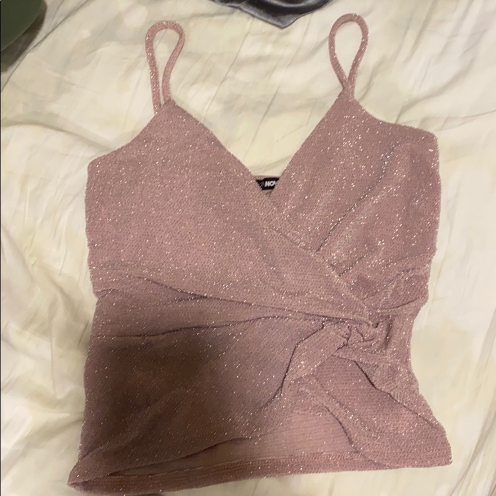Fashion Nova Glitter tank top